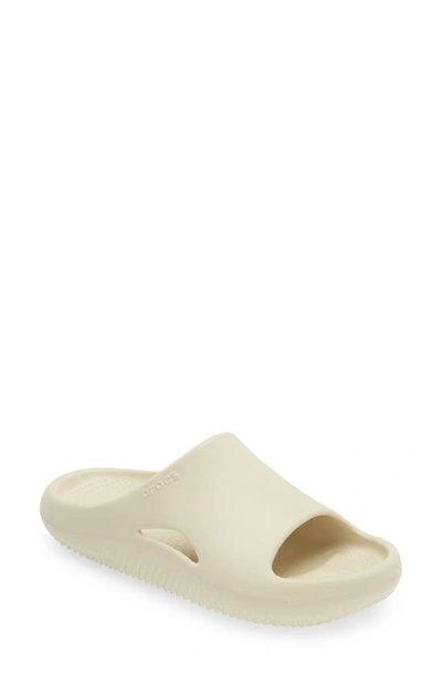 Shop Crocs Mellow Recovery Slide Sandal In Bone