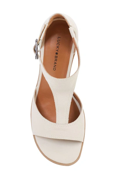 Shop Lucky Brand Sabeni Sandal In Vanilla Sal