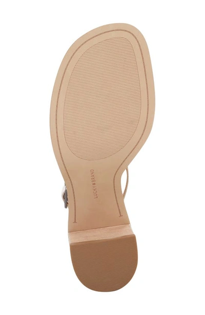 Shop Lucky Brand Sabeni Sandal In Vanilla Sal