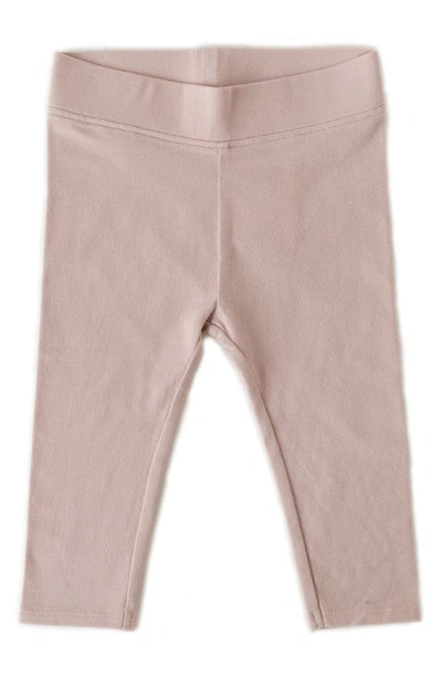 Shop Pehr Essentials Organic Cotton Leggings In Pale Pink