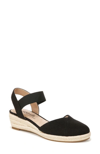 Shop Lifestride Kimmie Ankle Strap Espadrille In Black