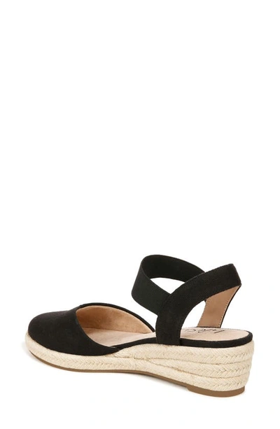 Shop Lifestride Kimmie Ankle Strap Espadrille In Black