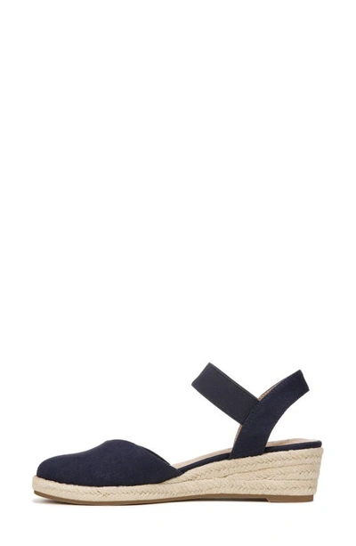 Lifestride Kimmie Ankle Strap Espadrille In Lux Navy