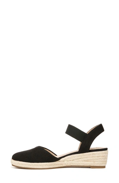 Shop Lifestride Kimmie Ankle Strap Espadrille In Black