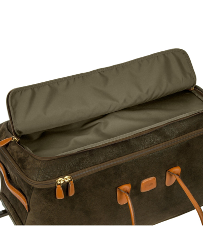 Bric's Milano Life 28" Rolling Duffle In Olive