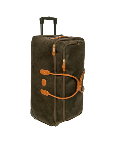 Bric's Milano Life 28" Rolling Duffle In Olive