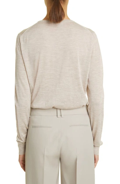 Shop The Row Exeter Cashmere Sweater In Sand