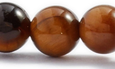 Jonas Studio Dakota Hideaway Beaded Stretch Bracelet In Tiger Eye