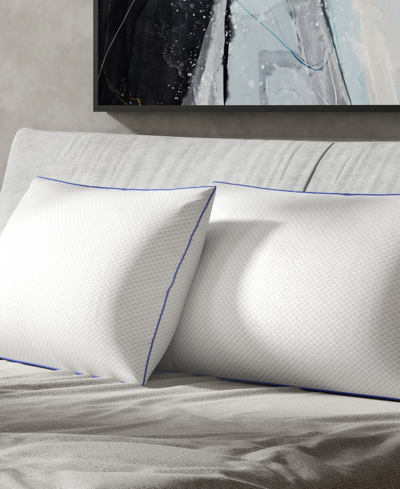 Vibe Cooling Gel-infused Shredded Memory Foam 2-pack Pillow, Jumbo In White