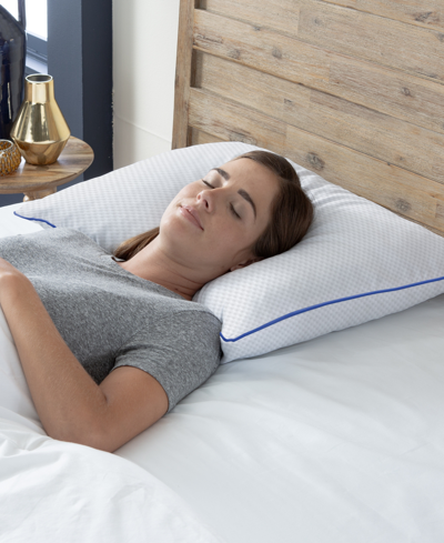 Vibe Cooling Gel-infused Shredded Memory Foam 2-pack Pillow, Jumbo In White