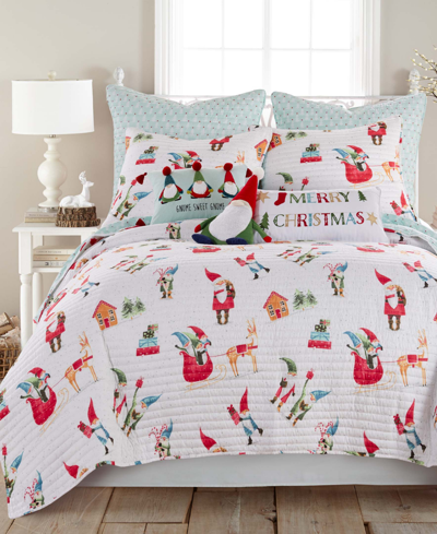 Shop Levtex Gnome For The Holidays Quilt, King/california King In White