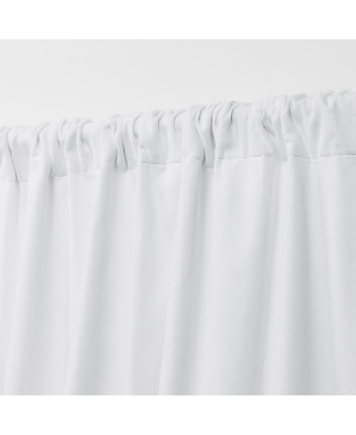 Ralph Lauren Velvety Room Darkening Back Tab Rod Pocket Curtain Panel, 52" X 96" In Blush