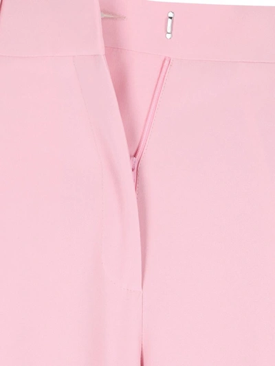 Alexander Mcqueen Alexander Mc Queen Pink Regular Trousers With Pleats In Pink
