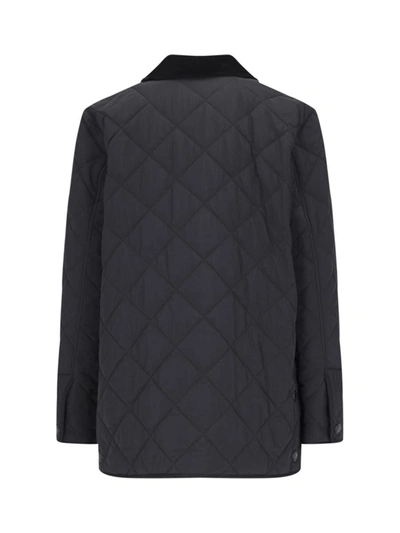 Shop Burberry Jackets In Black