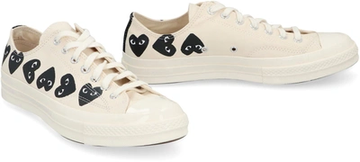 Shop Comme Des Garçons Play Converse X  - Chuck 70 Low-top Sneakers In Ivory