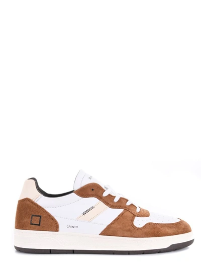 Shop Date D.a.t.e.  Sneakers In Bianco-cammello