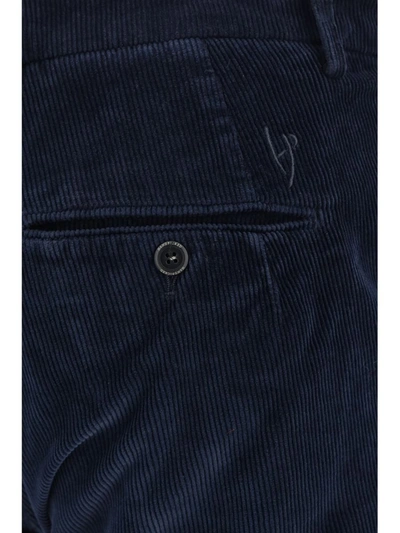 Shop Handpicked Pants In Blu Scuro