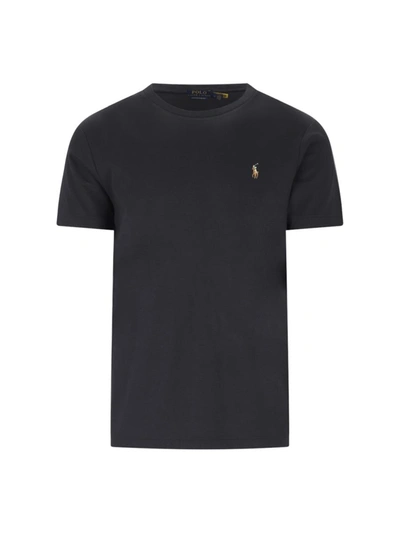 Shop Polo Ralph Lauren T-shirts And Polos In Black