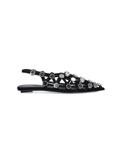 Shop Attico The  Flat Shoes In Black