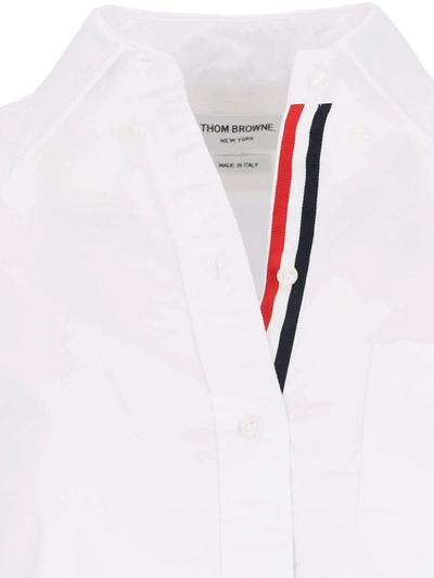 Shop Thom Browne Shirts In White