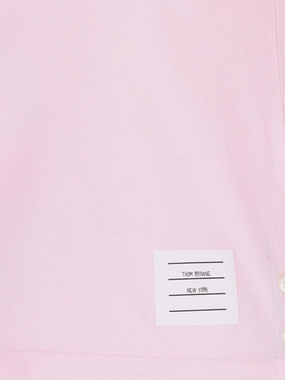 Shop Thom Browne T-shirts And Polos In Pink