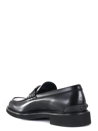 Shop Tod's Loafers In Black