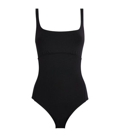 Shop Eres Arnaque Round-neck Swimsuit In Black