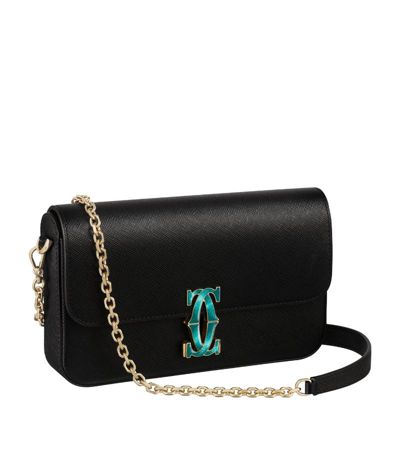 Shop Cartier Chain Bag In Black