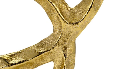 Shop Sagebrook Home 17-inch Double Ring In Gold