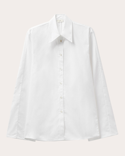 Shop Bite Studios Women's Curved Blouse In White