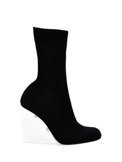 Shop Alexander Mcqueen 'shard' Ankle Boots In Black
