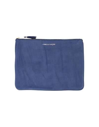 Shop Comme Des Garçons Bag-clutch In Blue