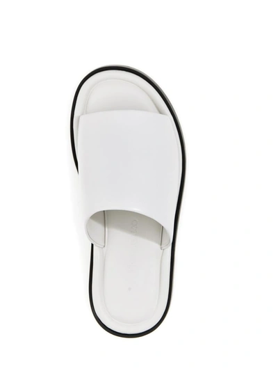 Shop Ferragamo 'giunone' Sandals In White