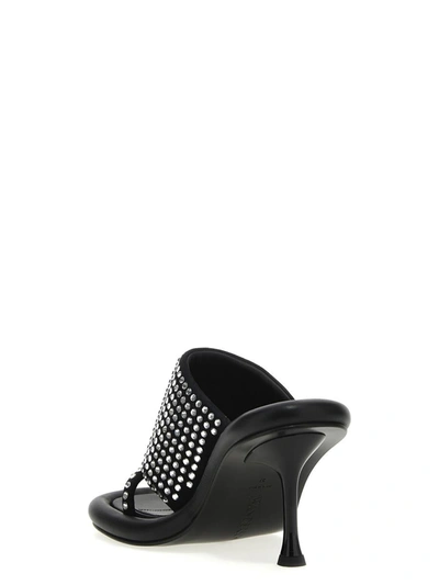 Jw Anderson J.w.anderson 'bumber Crystal' Mules In Black