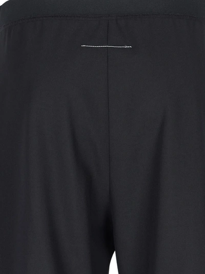 Shop Mm6 Maison Margiela Trousers In Black
