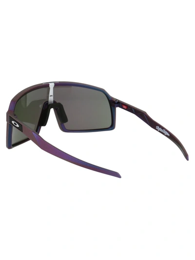 Shop Oakley Sunglasses In 940647 Troy Lee Designs Matte Purple Green Shift