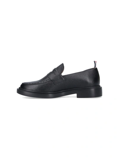Shop Thom Browne Flat Shoes In Black