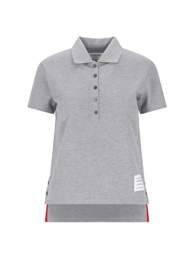 Shop Thom Browne T-shirts And Polos In Grey