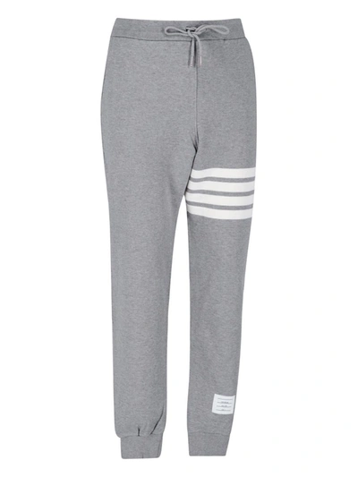 Shop Thom Browne Trousers In Grey