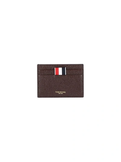 Shop Thom Browne Thome Wallets In Brown