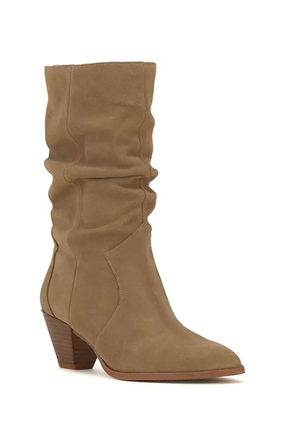 Shop Vince Camuto Sensenny Boots In Beige