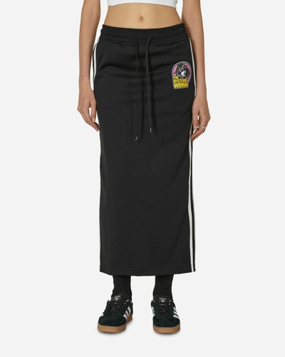 Shop Hysteric Glamour Classic Collage Long Skirt In Black