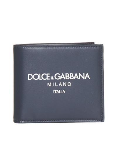 Shop Dolce & Gabbana Wallet In Dg Mi Ita F Blu