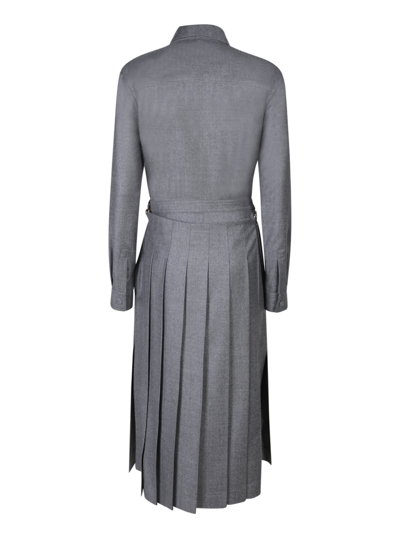 Shop Fendi Double-layer Effect Grey Jumpsuit