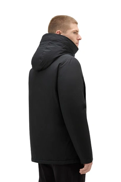 Woolrich Arctic Anorak In Ramar Cloth In Nero