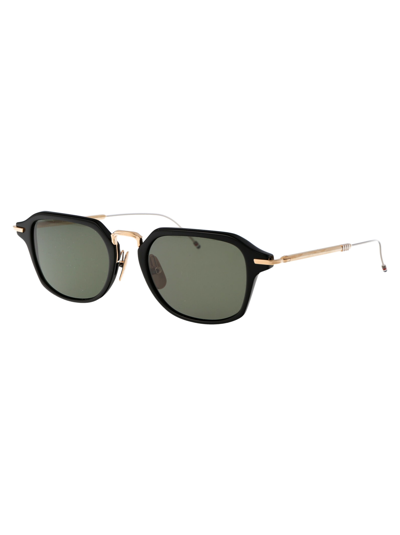 Shop Thom Browne Ues423a-g0003-001-52 Sunglasses In 001 Black