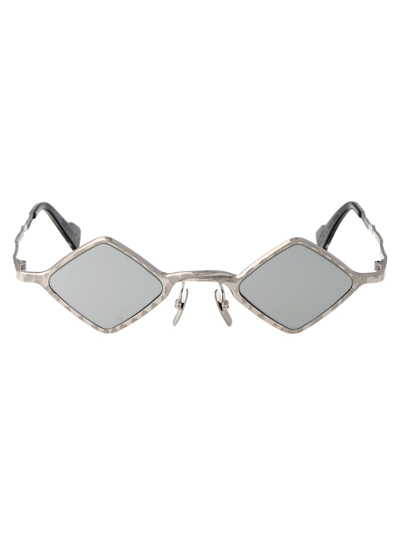 Shop Kuboraum Maske Z14 Sunglasses In Si Silver