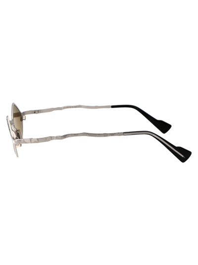 Shop Kuboraum Maske Z14 Sunglasses In Si Silver