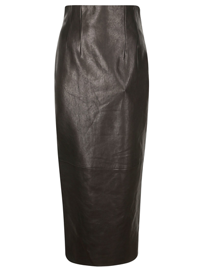 Shop Khaite Loxley Skirt In 200