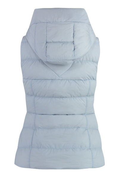 Shop Canada Goose Clair Full Zip Down Vest In Light Blue